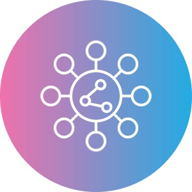 seo modern simgesinin vektör illüstrasyonu