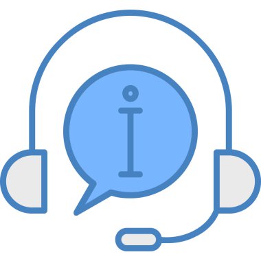 Kulaklık. Web simgesi basit illüstrasyon