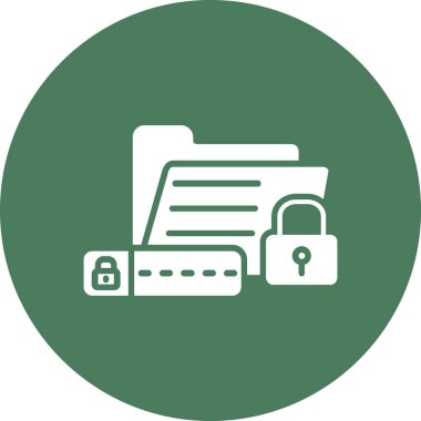 Belge modern simgesinin vektör illüstrasyonu