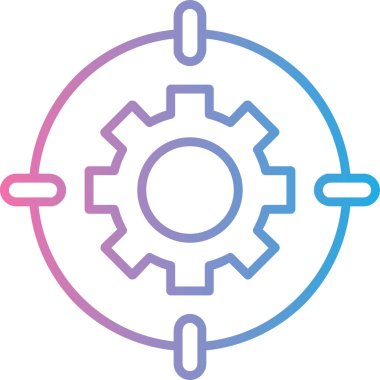 seo modern simgesinin vektör illüstrasyonu