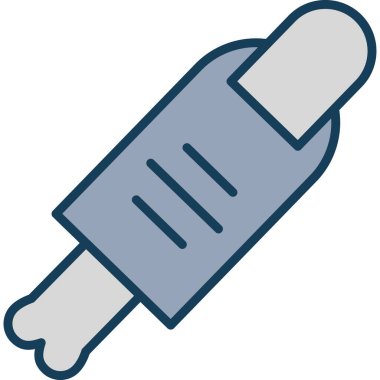 Bıçak. Web simgesi vektör illüstrasyonu