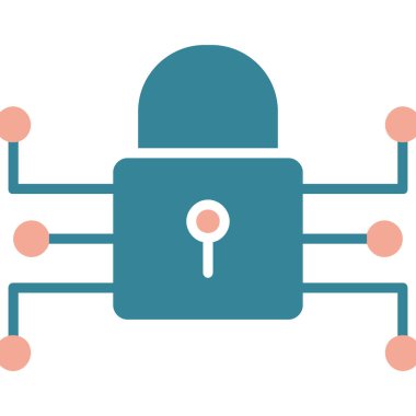 ikon vektör illüstrasyonunu kilitle