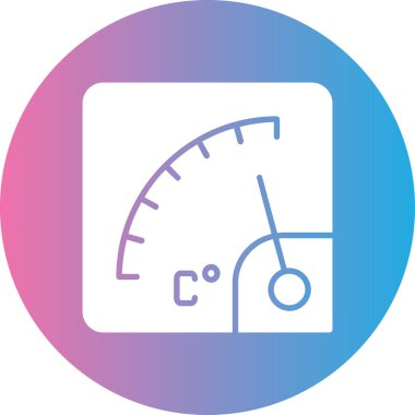 Hız göstergesi modern simgesinin vektör çizimi