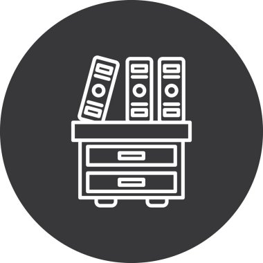 Modern simge depolama eksikliğinin vektör çizimi