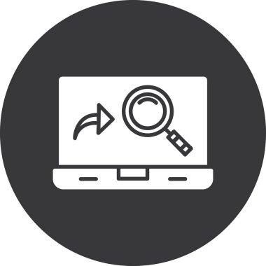 Arama vektör simge tasarlamak