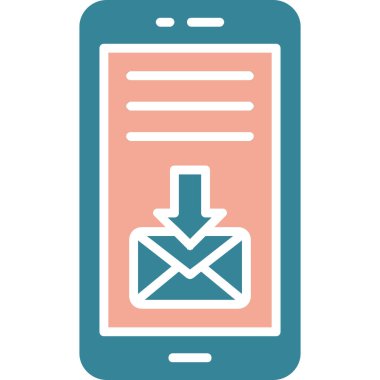 E- posta simgesi vektör illüstrasyonu