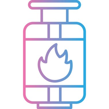 yanan çakmak. Web simgesi basit illüstrasyon