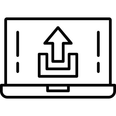 bilgisayar simgesi vektör illüstrasyonu