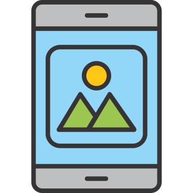 gps gezinme konumu simgesi doldurulmuş dış hat biçimi