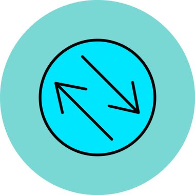 ok simgesinin vektör illüstrasyonu