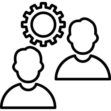 takım çalışması grup simgesi, özet biçimi