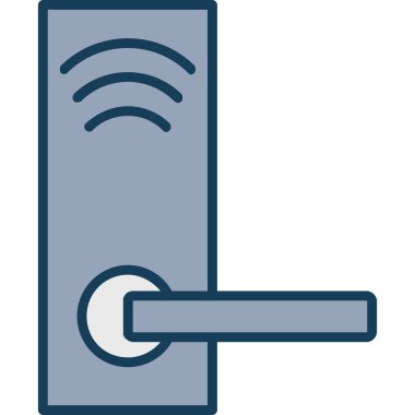 anahtar erişim simgesine tam - taslak biçimi ile eriş