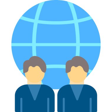 iş dünyası takım çalışması insanları simgesi