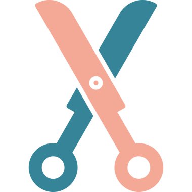 çapraz makas, vektör simgesi