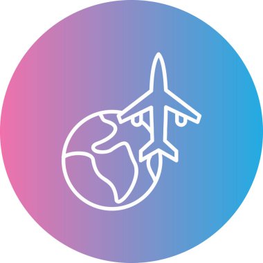 Uçak. Web simgesi basit tasarım