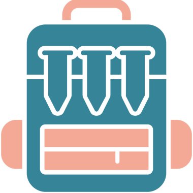 bagaj. Web simgesi basit illüstrasyon