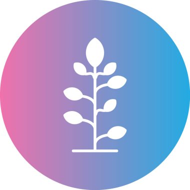 Bir ağaç simgesinin vektör illüstrasyonu