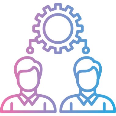 Takım simgesi vektör illüstrasyonu