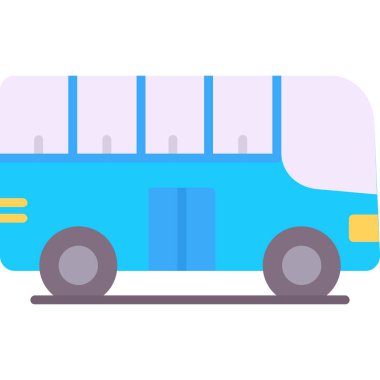 otobüs ulaşım simgesi - ana hatlar biçiminde