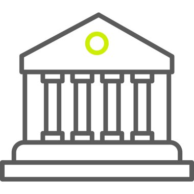 Banka oluşturma vektör simgesi