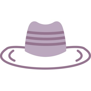 izole şapka çizgi film vektör tasarımı