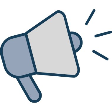 megafon ikonu. vektör tasarımı