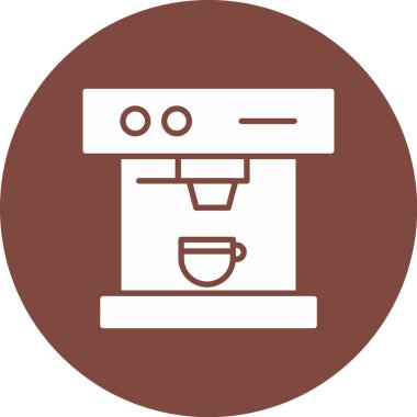 Vektör kahve makinesi simgesi