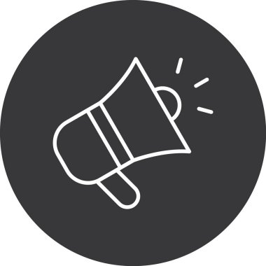 vektör sözcüsü Simgesi illüstrasyonu