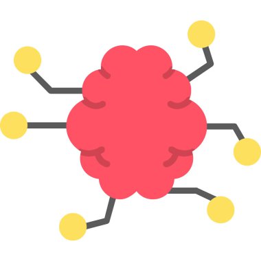 Molekül. Web simgesi basit illüstrasyon