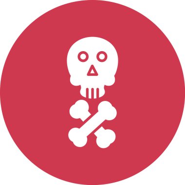 Cadılar Bayramı kafatası vektör çizim