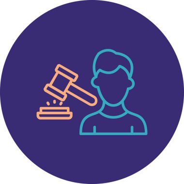 Modern simgenin vektör illüstrasyonu