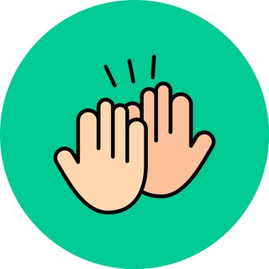 Kes şunu. Web simgesi basit illüstrasyon