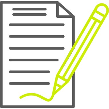 Belge. Web simgesi basit illüstrasyon