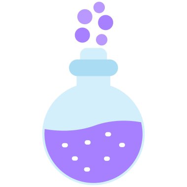 iksir şişesi simgesi, vektör çizimi