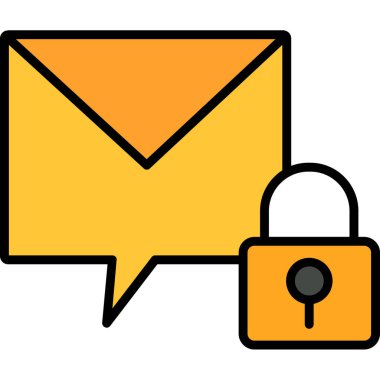 e-posta simgesi ile doldurulmuş - ana hatlar biçimi