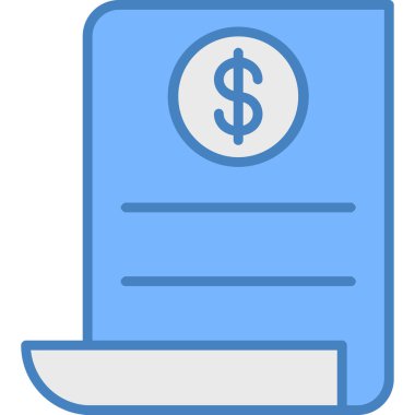 Para için. Web simgesi basit illüstrasyon