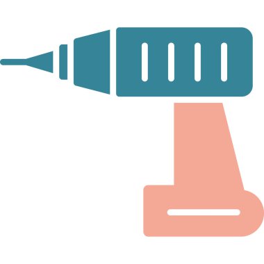 Tornavida. Web simgesi basit illüstrasyon