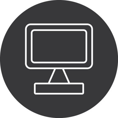 izleyici ikon vektör illüstrasyonu