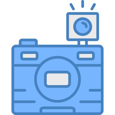 kamera simgesi vektör illüstrasyonu