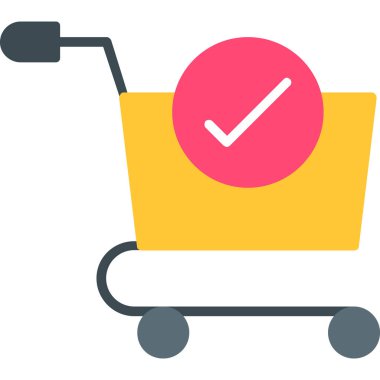 Üzerinde çek olan alışveriş arabası.