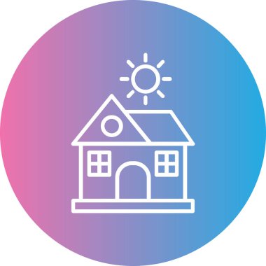 Modern simgenin vektör illüstrasyonu