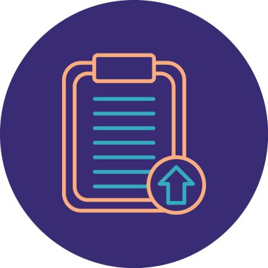 Dosya simgesinin vektör illüstrasyonu