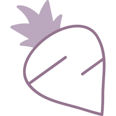 Yaprak. Web simgesi basit illüstrasyon