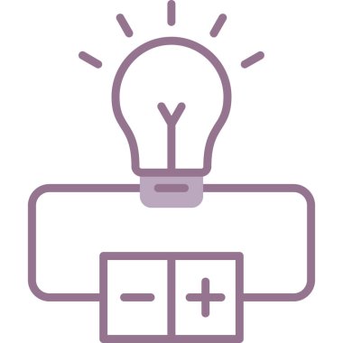 ışık fikir kutsal kişilerin resmi, vektör çizim