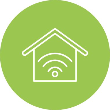 wifi vektör ince çizgi simgesi