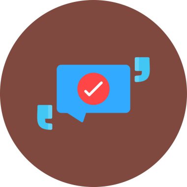 Konuş. Web simgesi basit illüstrasyon