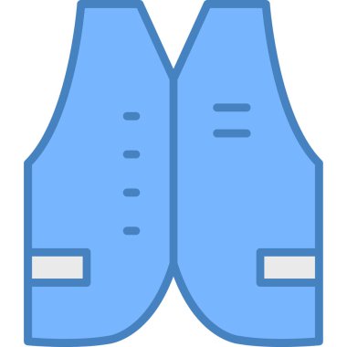 Elbise moda simgesi - taslak biçimi