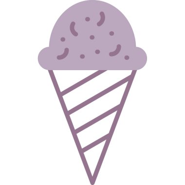 Buz koni vektör simgesi