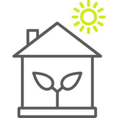 Ev. Web simgesi basit tasarım