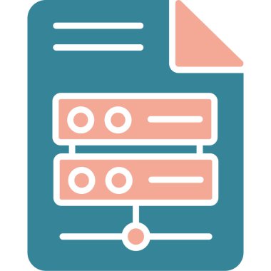 Dosya. Web simgesi basit illüstrasyon